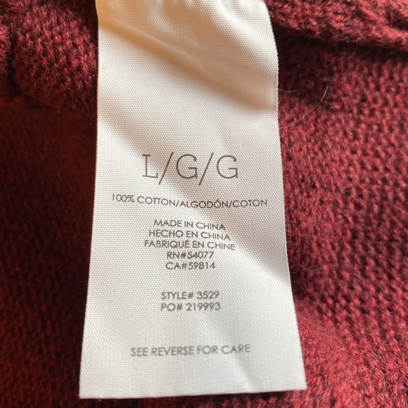 CAbi | Sweaters | Cabi Garnet Red Catch Cardigan Size Large Style 3529 | Poshmark